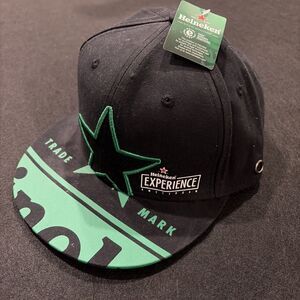 Exclusive Heineken Experience Amsterdam Hat Cap Adjustable Strapback Black Green